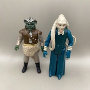 Vintage Star Wars Klaatu and‎ Bib Fortuna ROTJ Loose 1983 Kenner